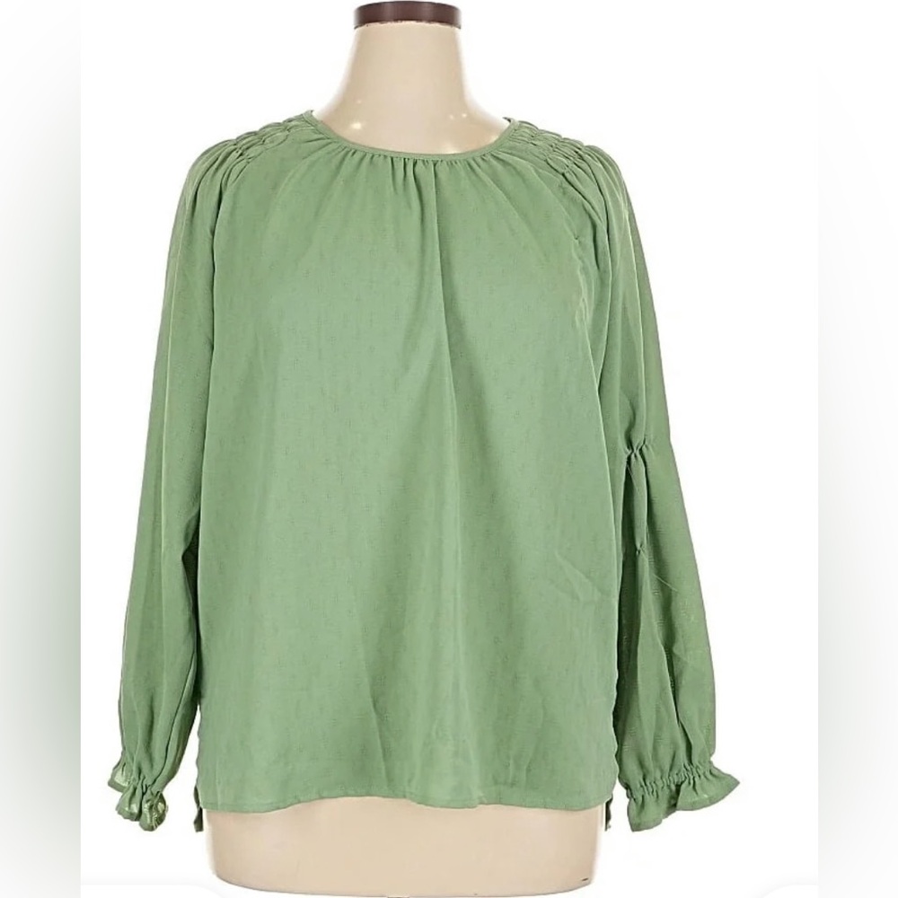 Jessica Simpson Sage Green Top